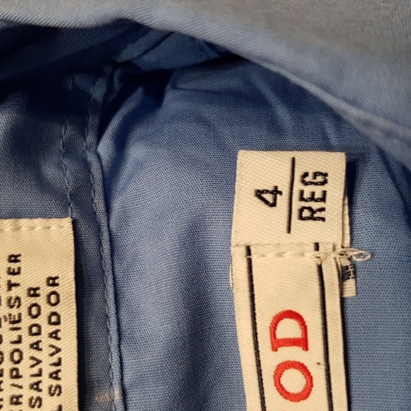 IZOD boys size 4 blue shirt & striped clip on tie New no tags - Picture 4 of 4